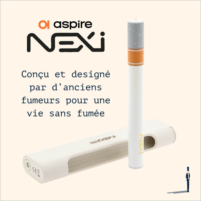 Découvrez le kit Nexi One Aspire, les sensations d'une vraie cigarette.
