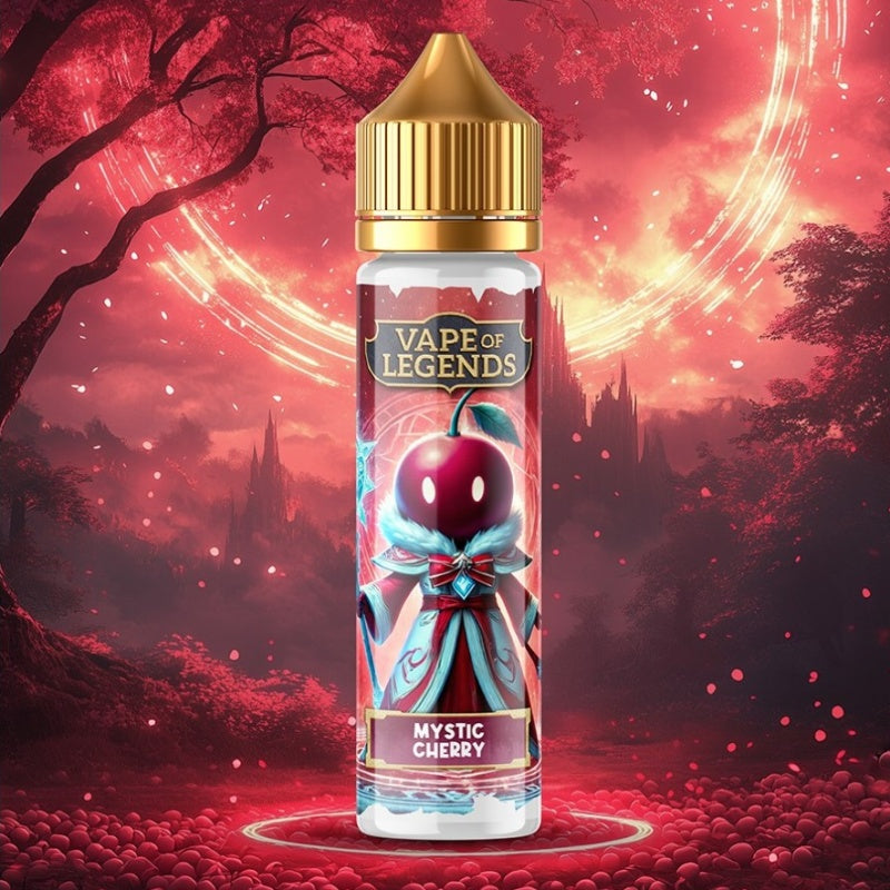 Mystic Cherry VAPE OF LEGENDS 50ml | L'atelier du vapothicaire Mystic Cherry VAPE OF LEGENDS 50ml | L'atelier du vapothicaire